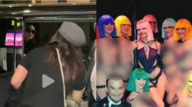 Lisa瘋馬秀。（圖／翻攝自微博）