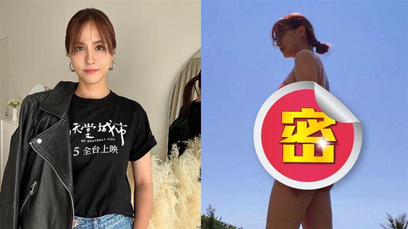 魏蔓辣秀逆光泳裝　真實傲人身材全現形！