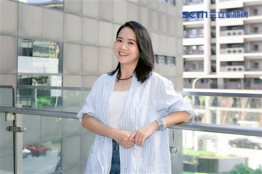 曾寶儀三立新聞網專訪。（圖／記者楊澍攝影）