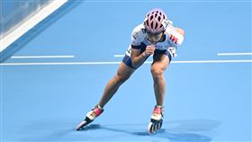 劉瑄滑輪溜冰好手劉懿萱。（圖／中華奧會提供）