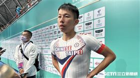 黃玉霖卻在決勝點因為碰觸到中國選手遭判犯規失格，賽後他忍不住落淚。（圖／記者蔡厚瑄攝影）