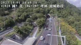 ▲中秋連假最後一天，國道5號宜蘭到坪林路段已經紫爆。（圖／翻攝自高公局）