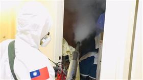 1001室內噴藥(台南市衛生局提供)