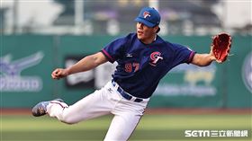 ▲杭州亞運棒球，台灣隊投手潘文輝。（圖／記者劉彥池攝影）