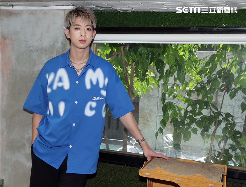 林亭翰三立新聞網專訪。（圖/記者邱榮吉攝影）