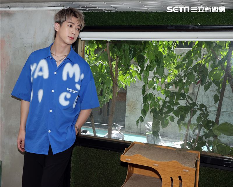 林亭翰三立新聞網專訪。（圖/記者邱榮吉攝影）