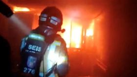 西班牙夜店大火至少7死。（圖／路透社／達志影像）