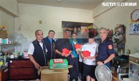 一家7口擠破屋！台中善人警察阿北出手了,四分局,邱量虔,春社派出我（圖／翻攝畫面）