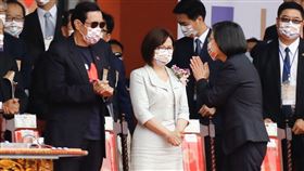 國慶大會、總統蔡英文、前總統馬英九、副總統賴清德（圖／記者林聖凱攝影）