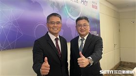 聯策科技董事長林文彬、總經理陳文生。（圖／記者王翊綺攝影）