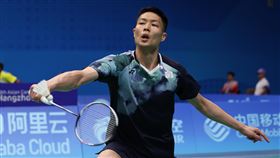 ▲杭州亞運，台灣羽球一哥周天成。（圖／中華奧會提供）