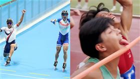 杭州亞運滑輪、《超級學校霸王》。（圖／中華華奧會提供、翻攝自臉書）