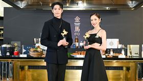 楊千霈搭擋曹佑寧擔任第60屆金馬紅毯主持人。（圖／金馬執委會提供）