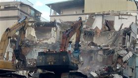 快訊／基泰大直倒塌「9號樓已拆除」！北市府：25戶明天就可拆完▲（圖／北市府提供）