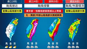 中颱小犬 氣象署提供