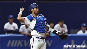 ▲杭州亞運棒球，台灣隊捕手林家正。（圖／記者劉彥池攝影）