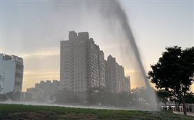 噴泉,安平,水柱,水利局,再生水