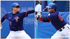 ▲杭州亞運棒球台灣對香港，合庫投打賴柏瑋、楊振裕表現優異。（圖／記者劉彥池攝影）