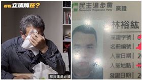 「Linbay好油」,民進黨,黨證（圖／翻攝自臉書）