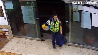 夫妻吵架4童扔幼兒園　女警1畫面暖哭網