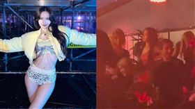 BLACKPINK泰籍成員Lisa挑戰瘋馬秀。（圖／翻攝自Lisa IG）