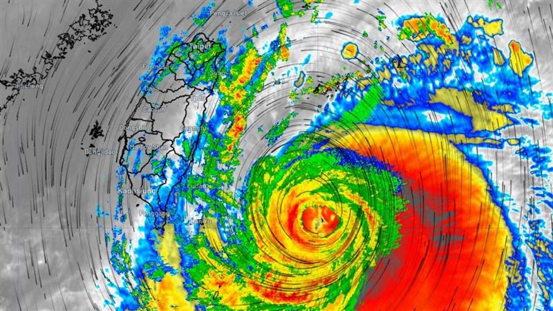 小犬暴風圈將觸陸　3天全台風雨時程出爐