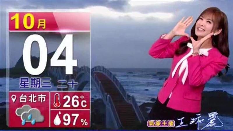 最美主播生日2度遇颱風：要這麼愛我嗎？