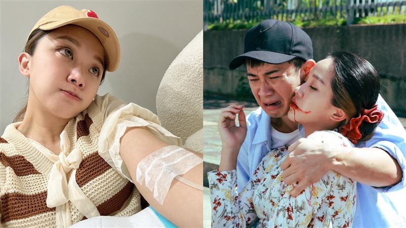 賴慧如劇中領便當　曬點滴照驚曝病倒了
