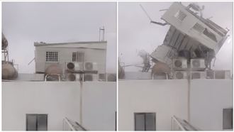 墾丁鐵皮屋「升空消失」　她驚：阿彌陀佛