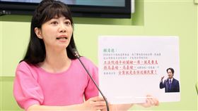 港湖泛綠分裂 賴清德促集中選票唯一支持高嘉瑜台北市內湖、南港區立委選舉面臨本土陣營分裂；拚連任的民進黨立委高嘉瑜（圖）4日公布民進黨總統參選人賴清德語音檔，賴清德向民眾喊話只要團結一定能贏，請大家集中選票，立委唯一支持高嘉瑜。中央社記者鄭傑文攝  112年10月4日