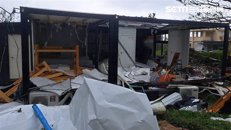 多圖／17級強陣風過後　蘭嶼戶外變這樣