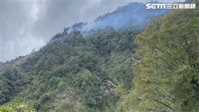 中橫臨37便道7.3K邊坡火警。（圖／民眾提供）