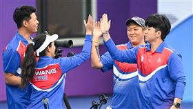 ▲杭州亞運射箭，複合弓女團闖進金牌戰。（圖／中華奧會提供）