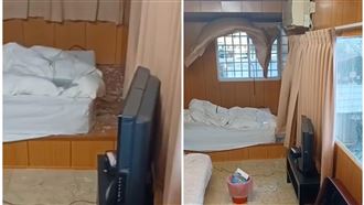 小犬炸裂恆春民宿窗戶　他嚇：滿身碎玻璃