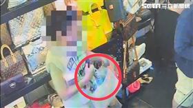 北市祈女竊取3只名牌包再低價轉賣。（圖／翻攝畫面）