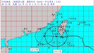 小犬後國慶連假　可能還有颱風！