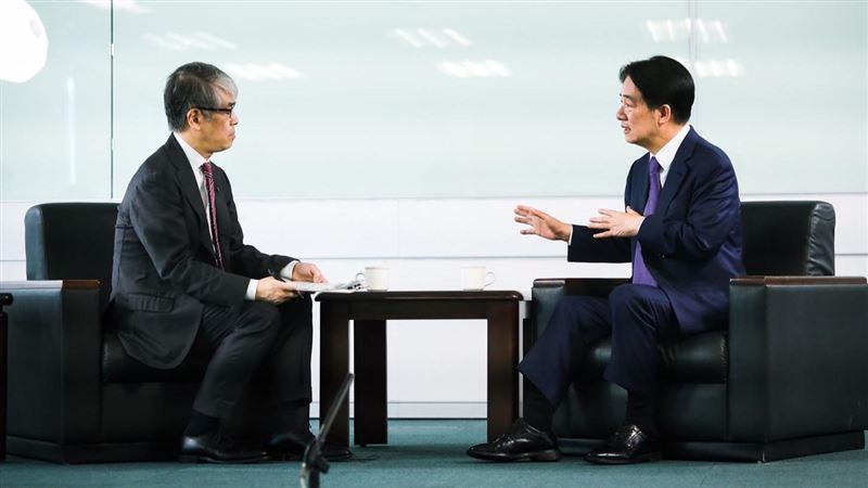 賴清德接受日媒專訪　暢談台日交流