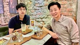 林昶佐與許皓鋐相聚。（圖／翻攝自林昶佐臉書）
