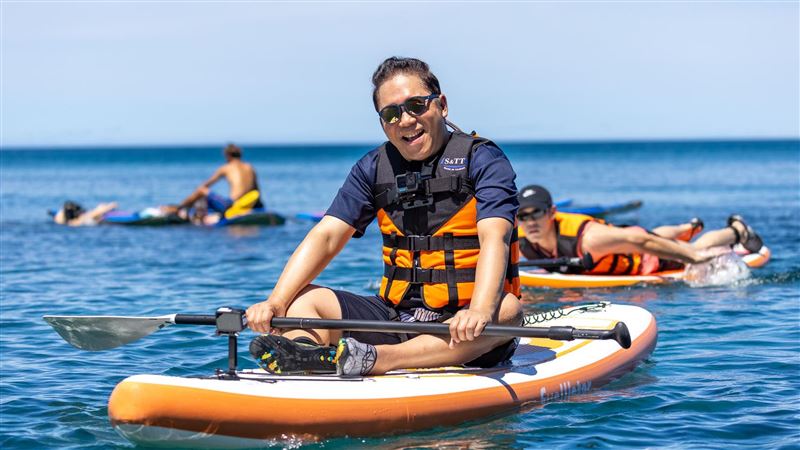 《哈林小隊》錄影出大事　阿亮意外慘落海