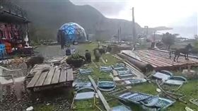 小犬,颱風,蘭嶼,災難（鄉民周先生提供）