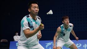 李洋、王齊麟不敵韓國組合，收下亞運男雙銅牌。(圖／)
