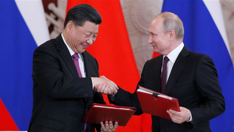 普丁：俄中不會建立小集團　而是被迫反應