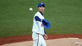 ▲杭州亞運棒球，台灣隊先發投手王彥程。（圖／中華奧會提供）