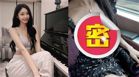 黃上晏在高鐵上曬出「超兇視角」僅拍超兇身材入鏡，引發大批網友瘋看。（圖／翻攝自rubis_03 IG）