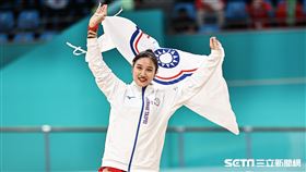 ▲杭州亞運滑輪，洪筱晴在花式溜冰拿下金牌。（圖／記者劉彥池攝影）