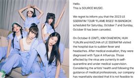 ▲女團LE SSERAFIM。（圖／翻攝自IG）