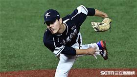 ▲杭州亞運棒球金牌戰，韓國先發投手文東珠。（圖／記者劉彥池攝影）