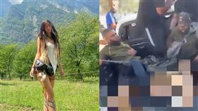 巴勒斯坦激進組織「哈瑪斯」（Hamas）入侵以色列，疑似以色列女兵遭殺害，真實身分是德國公民。 （圖／AP／ASSOCIATED PRESS授權、翻攝自推特）