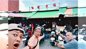 歌手賴銘偉「帶神明出差」路過哈囉市場，表示：是在哈囉？