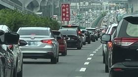 國道國1北向 35-37K 五股 時速<40公里(記者張可君攝影)